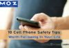 10 Cell Phone Safety Tips